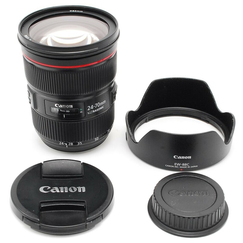 【A80】Canon 標準ズームレンズ EF24-70mm F2.8L II USM フルサイズ対応