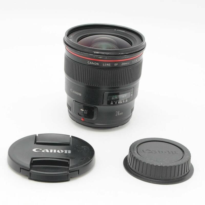 【A55】Canon 単焦点広角レンズ EF24mm F1.4L II USM フルサイズ対応