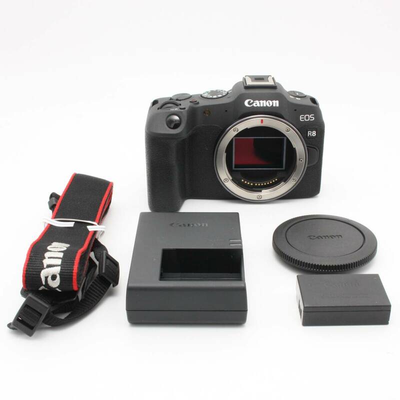 【A67】Canon キヤノン ミラーレス一眼カメラ EOS R8 ボディ RFマウント 24.2万画素 4K動画