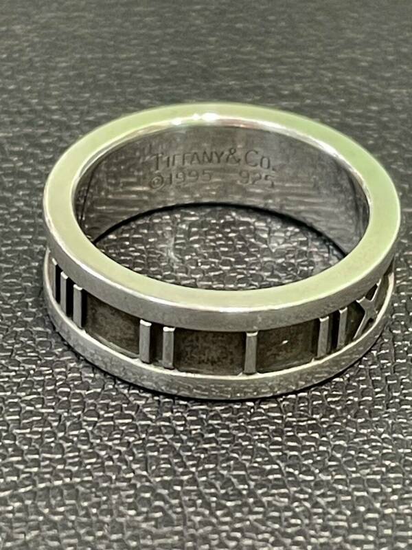【B14364CK】美品 TIFFANY&Co. ティファニー アトラス 10号 5.7g 925刻印 指輪 リング シルバー 