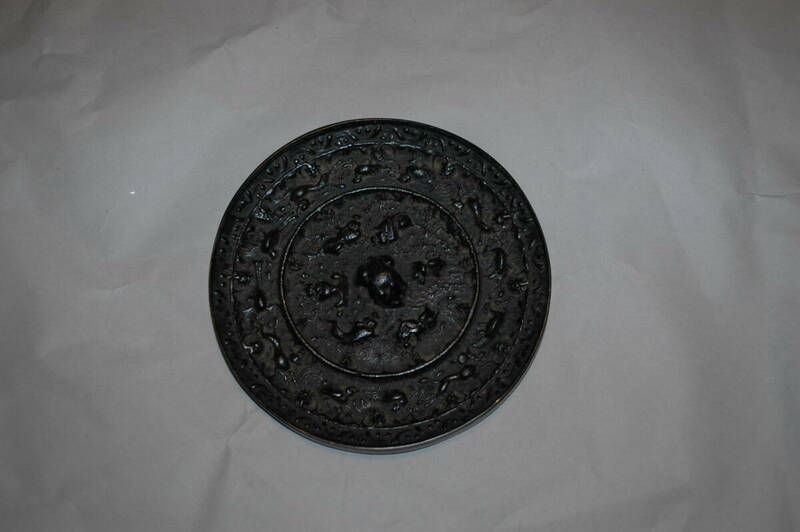 銅鏡　海獣葡萄鏡　中国古鏡　唐時代　唐鏡