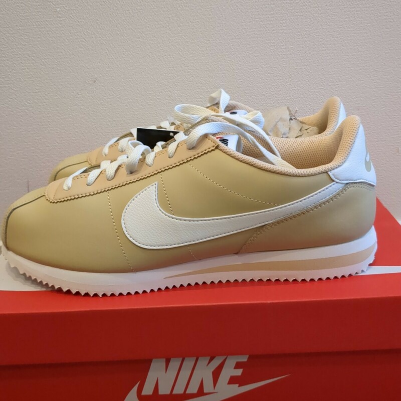 28.0 新品　ナイキ NIKE レザーコルテッツ CORTEZ　ベージュ