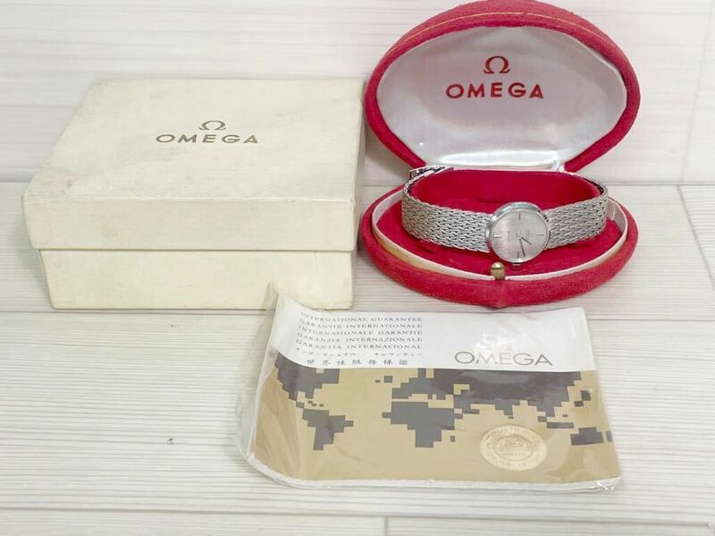 [ML10498]稼働品！【OMEGA/オメガ 】DE VILLE デビル　18K0.750 金無垢　自動巻　腕時計　総重量約46.6g 24石