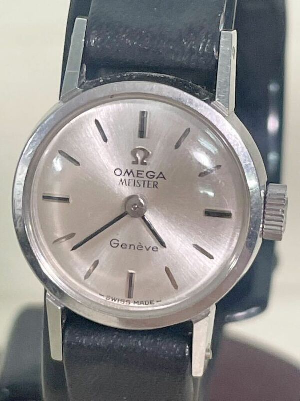 [ML10505]稼働品！【OMEGA/オメガ 】Geneve ジュネーブ 手巻き レディース　腕時計