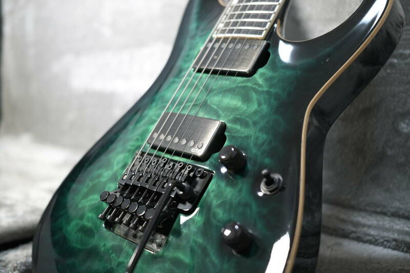 【ESP製】E-II horizon FR7 QM 7弦ギター 7string 日本製 キルトメイプルトップ ハードケース付き emg made in Japan
