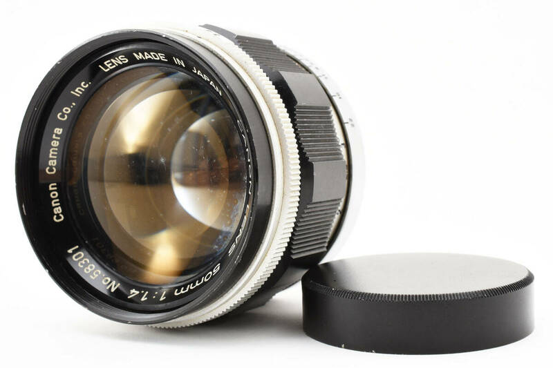【完動美品】 Canon キャノン Lens 50mm f1.4 Lマウント
