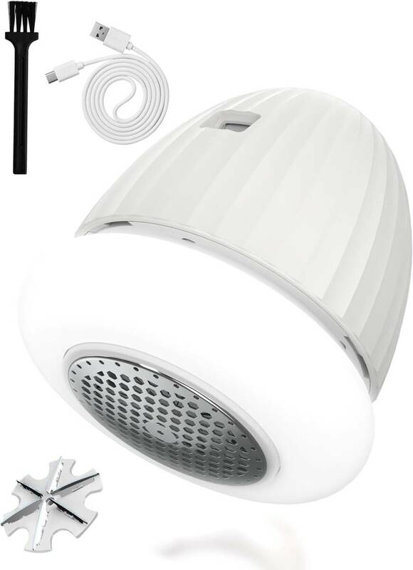 LED照明搭載 Arokuiti 毛玉取り器 LED照明 毛玉取り けだまとり 電動 ２段階の速度調整 強力6枚刃 コードレス式 Type-C充電式兼用 