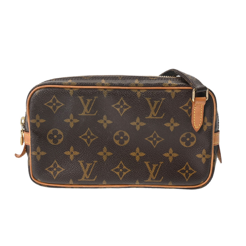 銀蔵 中古 LOUIS VUITTON ポシェット マルリーバンドリエール M51828 ブラウン モノグラムキャンバス ショルダーバッグ ランクB