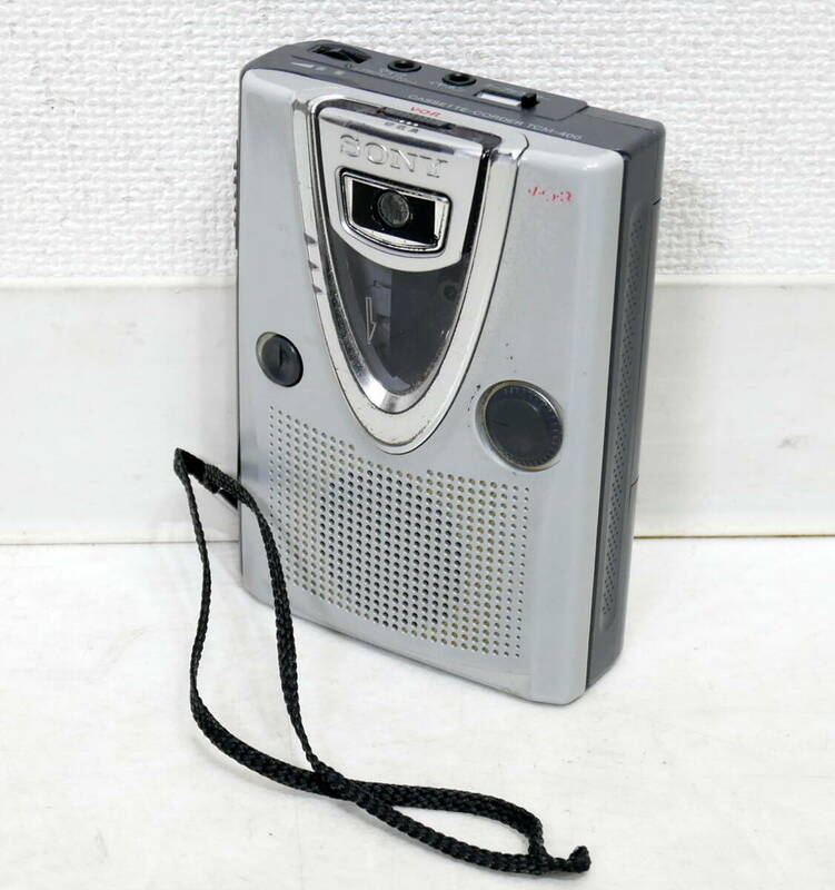 ▲(R604-I111) 現状品 SONY ソニー TCM-400 ポータブルカセットテープレコーダー 通電OK