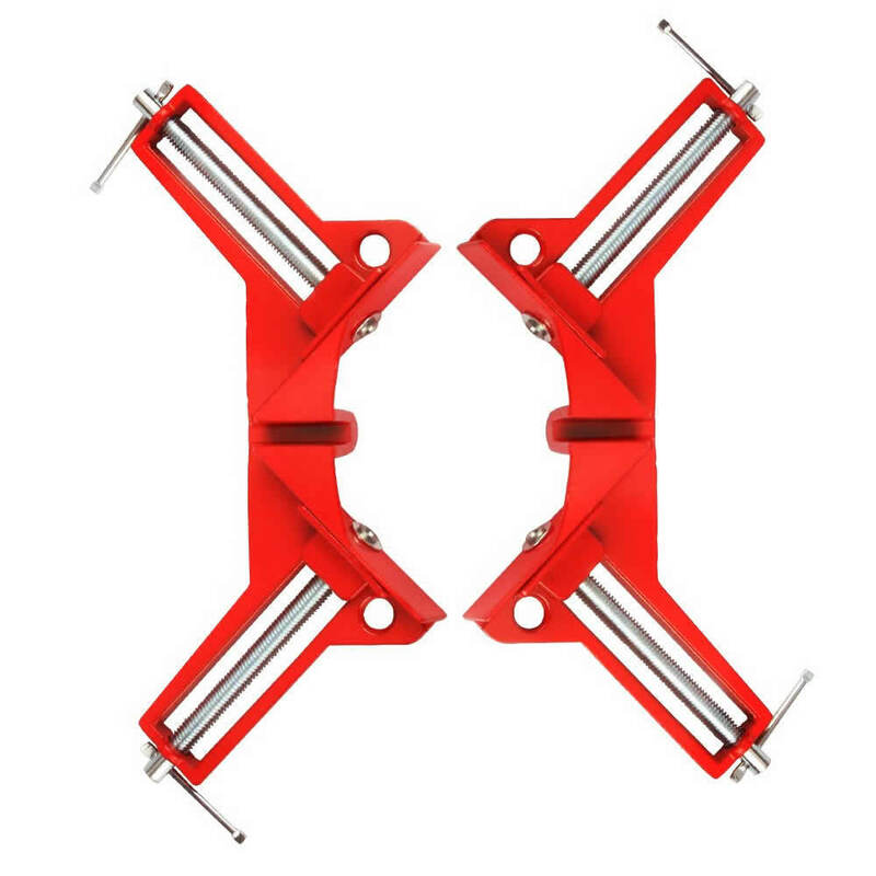 直角クランプ　コーナー　木工　溶接 直角定規　90度　固定　万力 DIY 工具 クランプtecc-kadocla