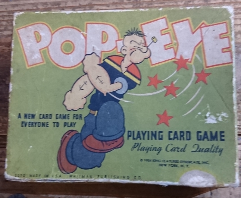 30s vintage popeye card game ヴィンテージ ポパイ カードゲーム コレクション