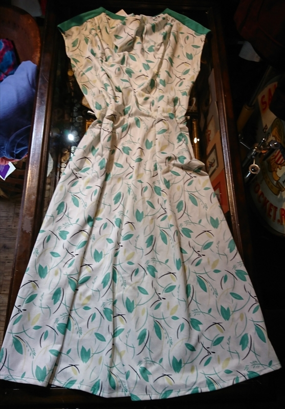 70s vintage dress ヴィンテージ ドレス ワンピース イギリス製