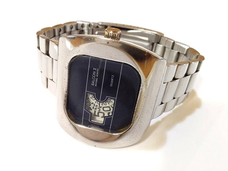 【 稼働中 / ジャンク】 BALCON II Quartz Wrist Watch クオーツ 腕時計