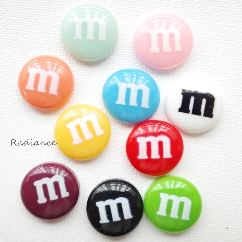 ☆ハンドメイド素材☆ｍ＆ｍ’ｓ☆エムアンドエムズ☆チョコ☆デコパーツ☆レジン☆①☆