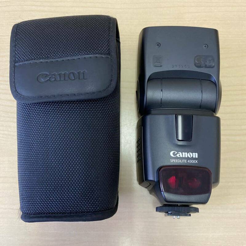 【TS0427】 Canon SPEEDLITE キャノン スピードライト 430EX ストロボ 動作未確認 キズあり カメラ周辺機器 