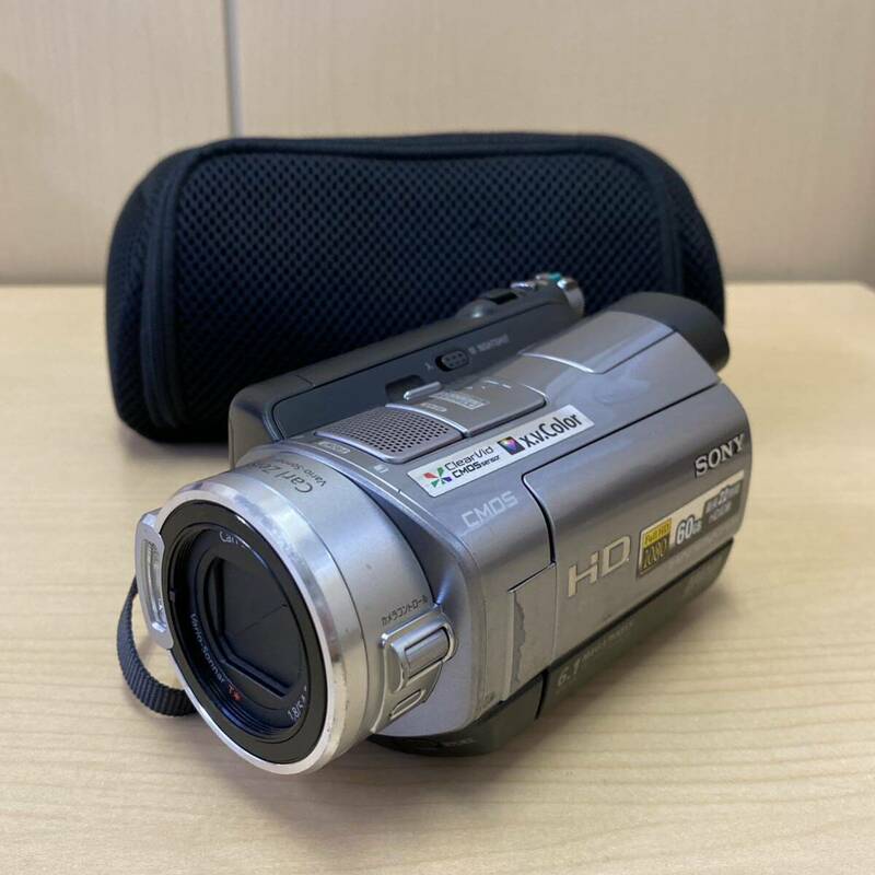 【TS0427】 SONY ソニー ビデオカメラ ハンディカム HDR-SR7 シルバーカラー 付属品なし 動作未確認 キズあり 汚れあり