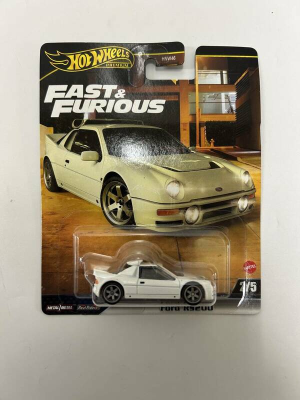 Hot Wheels　ワイルド・スピード - フォード RS200　新品