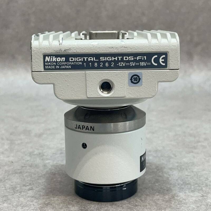 J2630★Nikon Digital Sight DS-Fi1 顕微鏡用デジタルカメラ //Nikon LV-TV 三眼管アダプター 付き