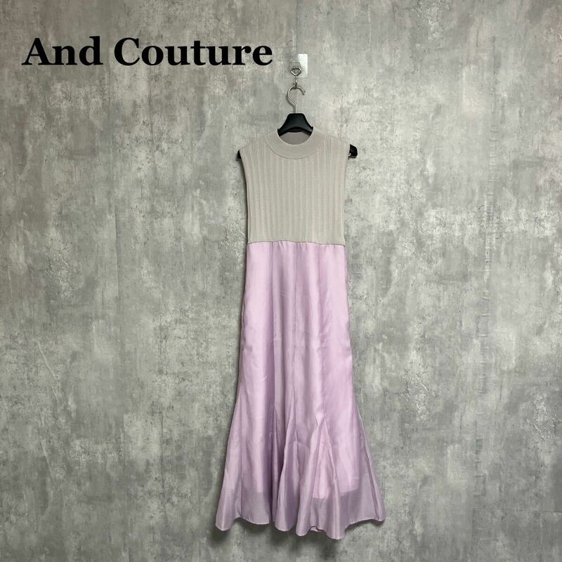 And Couture 22SS ノースリーブワンピース 38