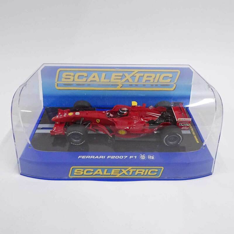 【中古・未使用品】Scalextric 1/32 スロットカー Ferrari F2007 No 6 フェラーリ キミ・ライコネン スケーレックストリック C2860