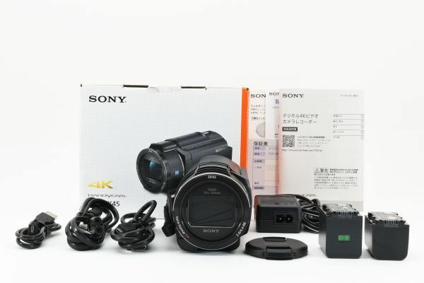 #r233★極上美品★ SONY ソニー Handycam FDR-AX45　新品購入後、1度使用のみ
