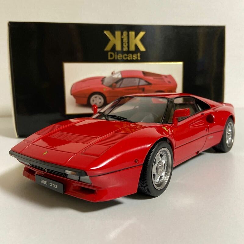 ★KKスケール／KKscale：1/18 ★フェラーリ288 GTO／Ferrari 288 GTO 1984 (Red) ★1,500.台限定品／used