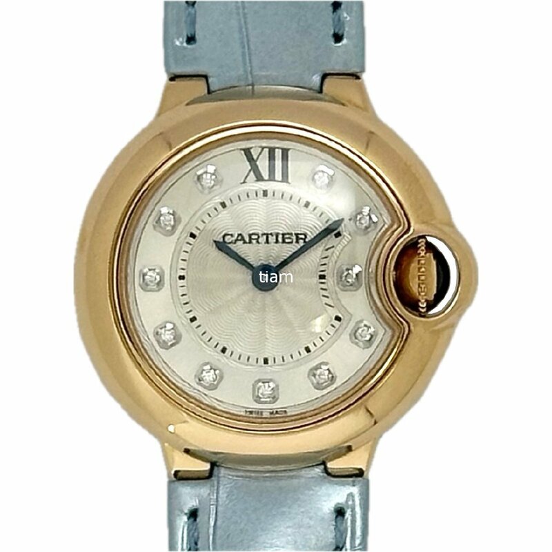 Cartier カルティエ WJBB0019 Ballon Bleu バロンブルー シルバー 11ポイントダイヤ クオーツ J59286