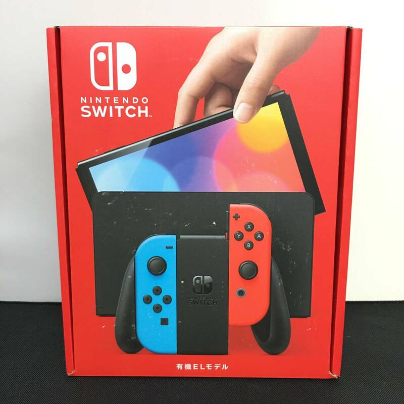 Nintendo Switch 本体 有機ELモデル Joy-Con(L)ネオンブルー/(R)ネオンレッド ニンテンドースイッチハード 任天堂 未使用