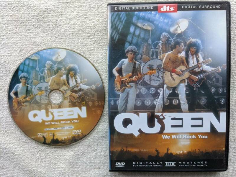 クイーン QUEEN●DVD●WE WILL ROCK YOU●フレディ・マーキュリー ブライアン・メイ●24曲収録！！