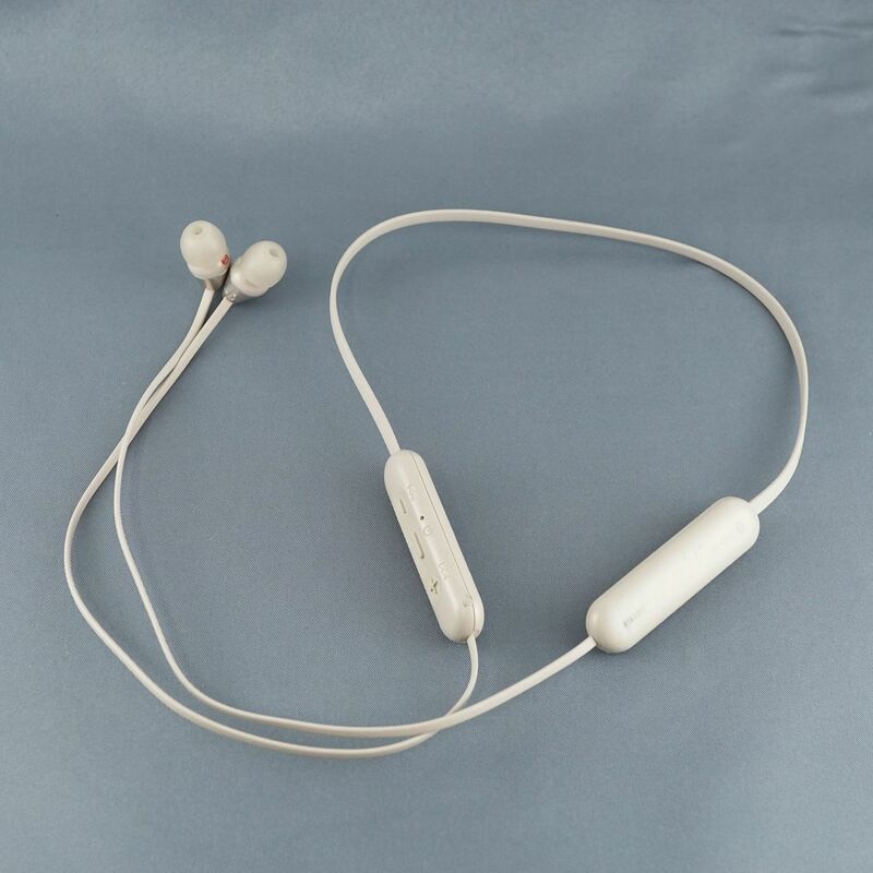 SONY WI-C310 ワイヤレスイヤホン USED品 Bluetooth ネックバンド マイク 長時間再生 高音質 ソニー ゴールド 完動品 S V0172
