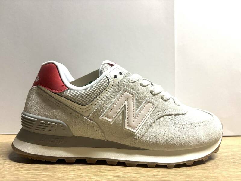 未使用 23cm ニューバランス WL574RC B ライトグレー new balance