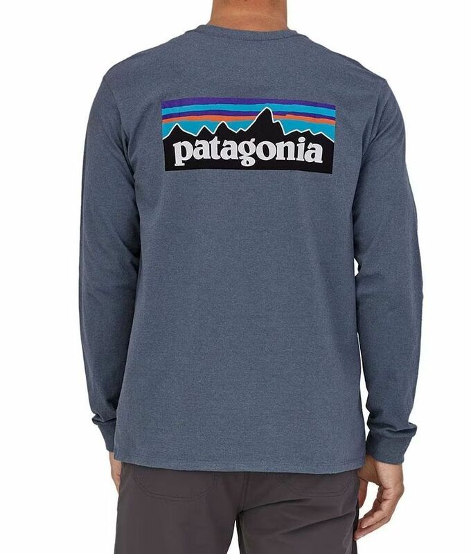 Patagonia P-6 Logo LS Responsibili T XS Plume Grey パタゴニア レスポンシビリティー Tシャツ ロンT