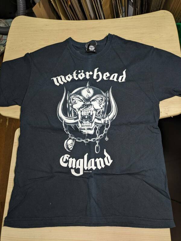 【服飾】 Tシャツ バンド 当時物? Motor Head モーターヘッド EVERYTHING M 黒 半袖