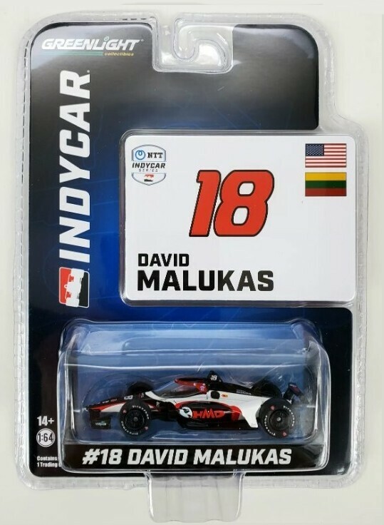 デイビッド・マルカス #18 David Malukas / HMD Motorsports (Dale Coyne Racing) / '2023 Indy Car 1:64