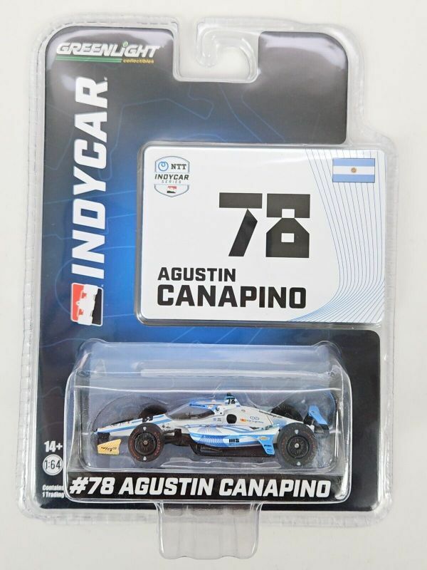 アグスティン・カナピノ #78 Agustin Canapino / Argentine Football Association (Juncos Hollinger Racing) / '2023 IndyCar 1:64