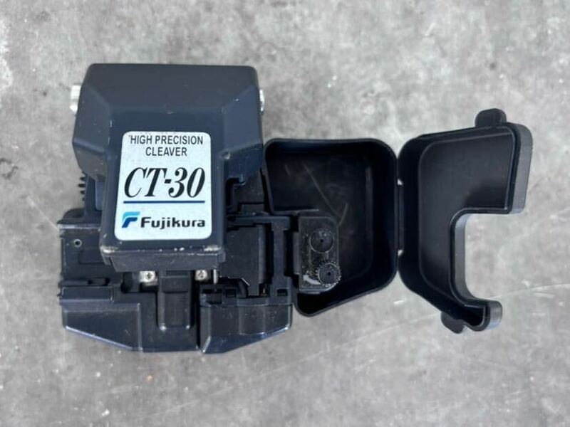Fujikura フジクラ　光ファイバー工具　Fujikura　光ファイバーカッター　CT-30　中古現状品　ジャンク品