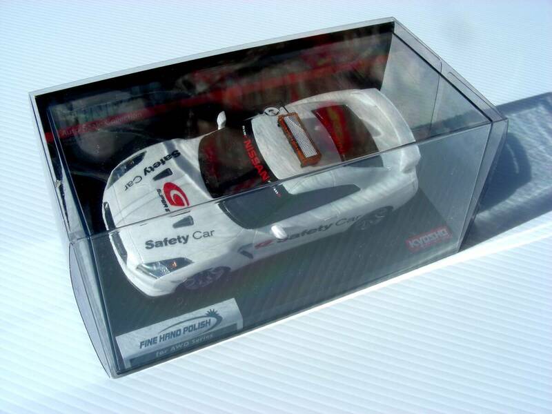 【 未開封 】 京商 ミニッツ レーサー ニッサン GT-R R35 セーフティカー ( ホワイト ラメ ・ 白 ) KYOSHO Mini-Z ＧＴＲ Safety car