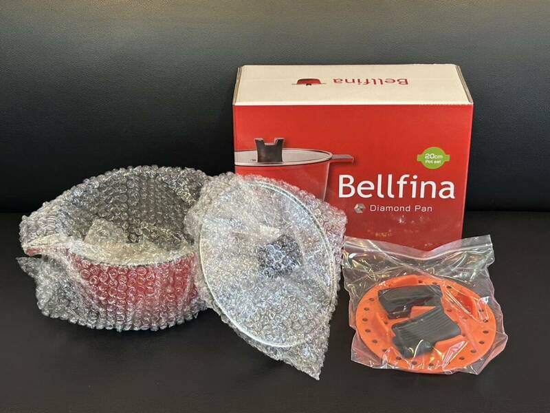 ベルフィーナ ダイヤモンドパン 両手鍋 4点セット20㎝ Pot set Bellfina