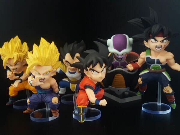 ドラゴンボールZ ワールドコレクタブルフィギュア WCF BATTLE OF SAIYANS vol.1 6種(バーダック、フリーザなど) 専用アクリル台座