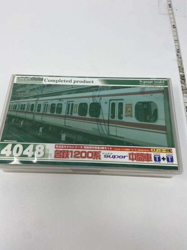 中古　グリーンマックス　4048　名鉄　1200系　増結セット　Nゲージ 鉄道コレクション ステッカー付属　現状品