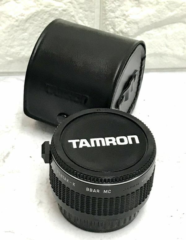 TAMRON タムロン SP F SYSTEM 2X TELE-CONVERTER テレコンバーター FOR PENTAX-K BRAR MC 動作未確認 ケース付 fah 5S010