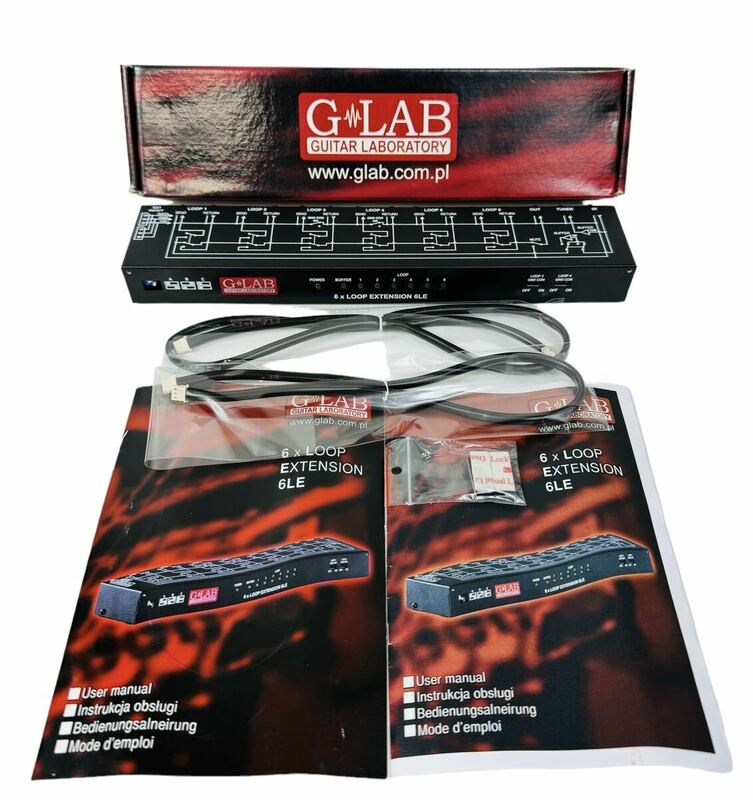 G-LAB glab ジーラブ 6×LOOP EXTENSION 6LE GSC-5専用 ギターシステムコントローラー 6ループモジュール
