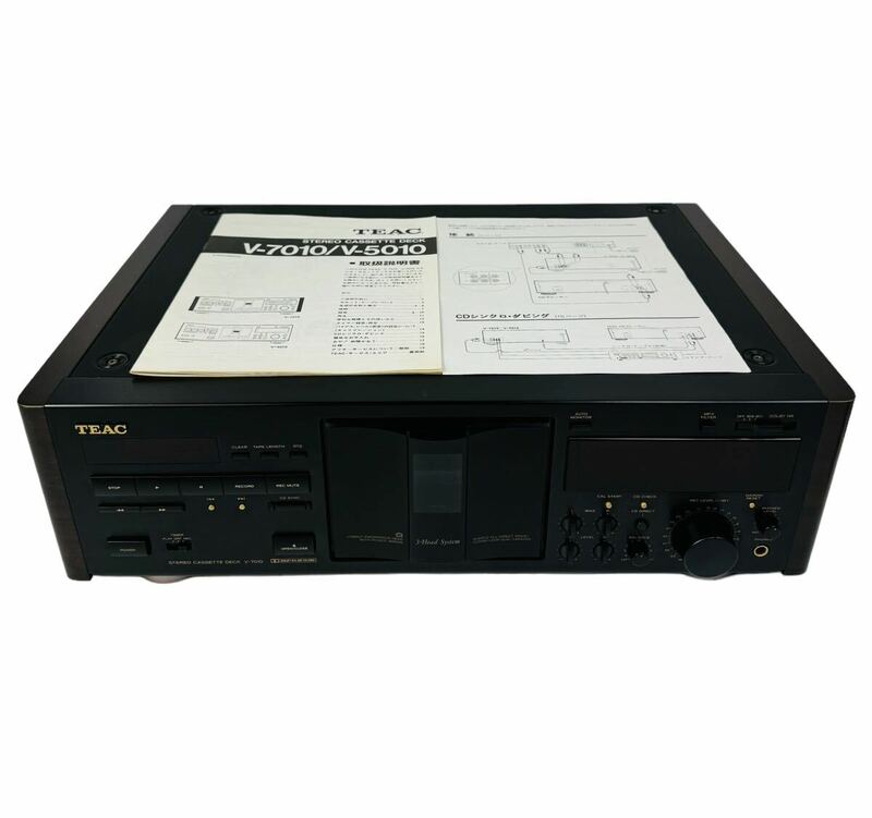 【録再可】 TEAC ティアック Stereo Cassette Deck ステレオカセットデッキ V-7010