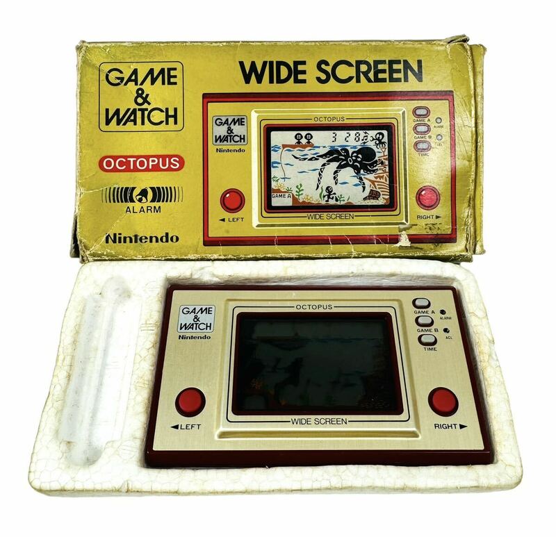 Nintendo ニンテンドー 任天堂 GAME&WATCH ゲームウォッチ WIDE SCREEN ワイドスクリーン OCTOPUS オクトパス OC-22