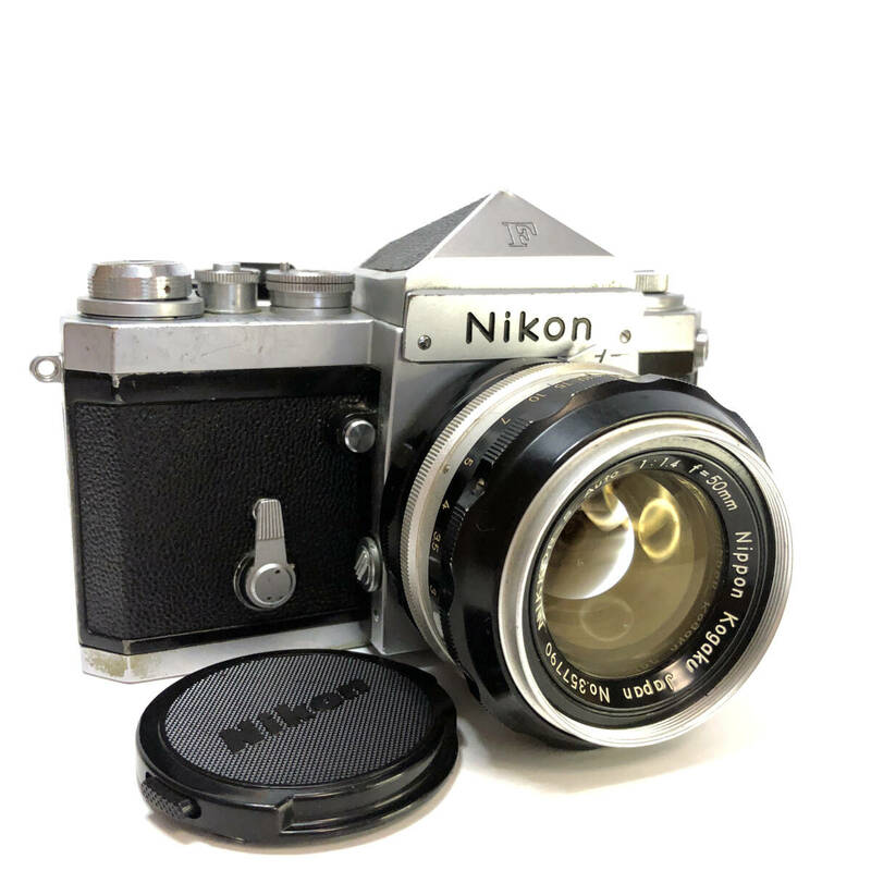 ★115 ニコン Nikon F アイレベル ボディ NIKKOR-S Auto 50mm f1.4