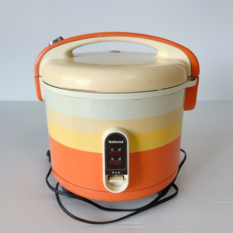 炊飯器 昭和レトロ National ナショナル電子ジャー炊飯器 SR-2183F 通電確認済み