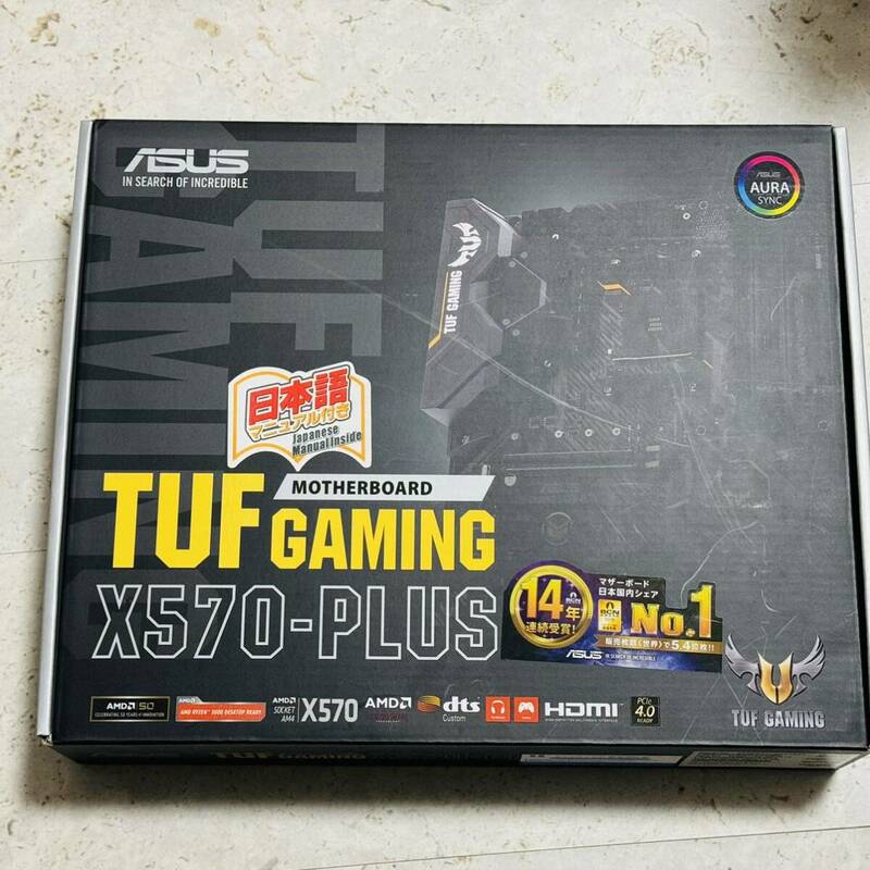 ASUS AMD X570 搭載 AM4 対応 マザーボード TUF GAMING X570-PLUS