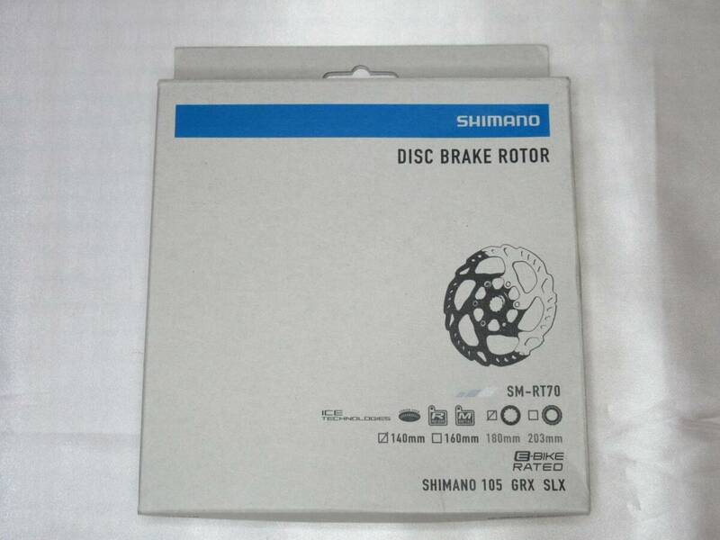 【未使用保管品】SHIMANO / シマノ　 DISC BRAKE ROTOR　SM-RT70　140mm　105 GRX SLX　ディスクブレーキローター