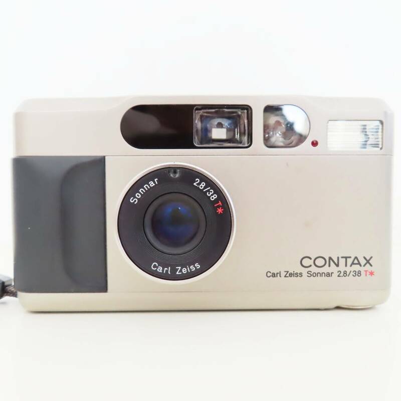 T04 CONTAX/コンタックス T2 Carl Zeiss Sonnar 2.8/38 チタン コンパクトフィルムカメラ 現状品