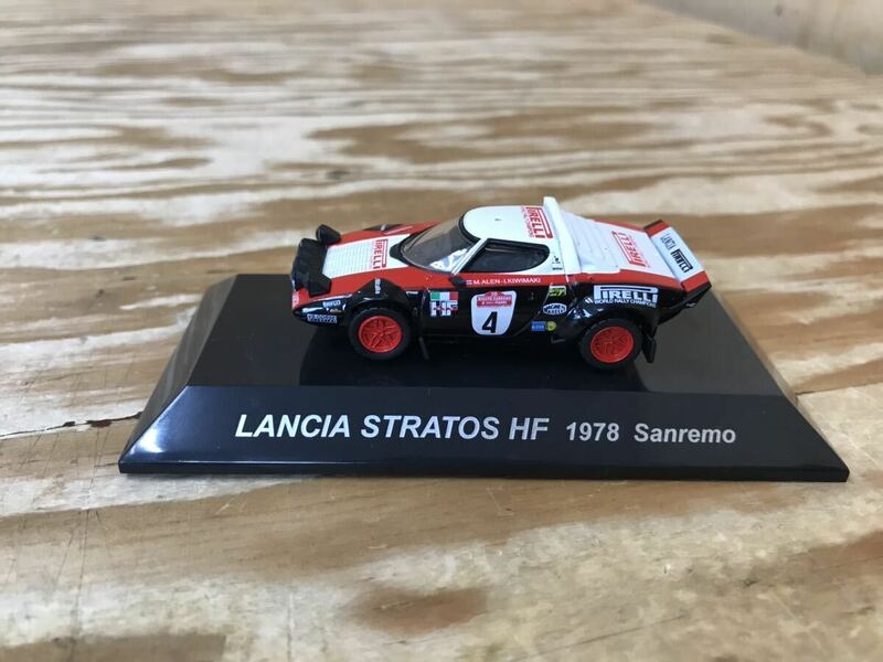 mA コンパクト LANCIA STRATOS HF 1978 Sanremo ミニカー ランチア ストラトス サンレモ ※外箱なし、長期保管品